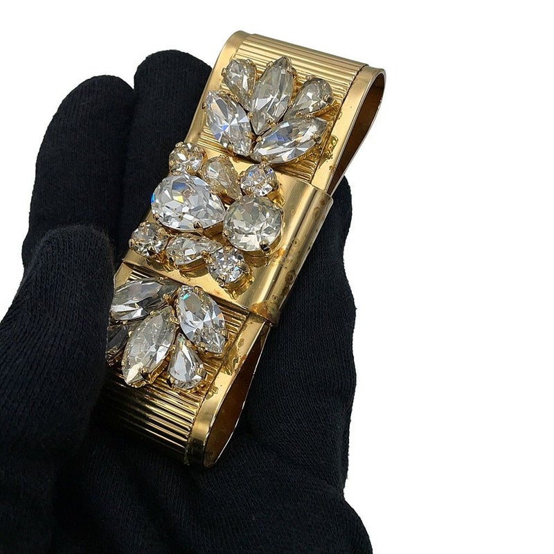 ドルチェ&ガッバーナ ネックレス リボンモチーフ ペンダント ラインストーン フェイクパール  DOLCE&GABBANA アクセサリー