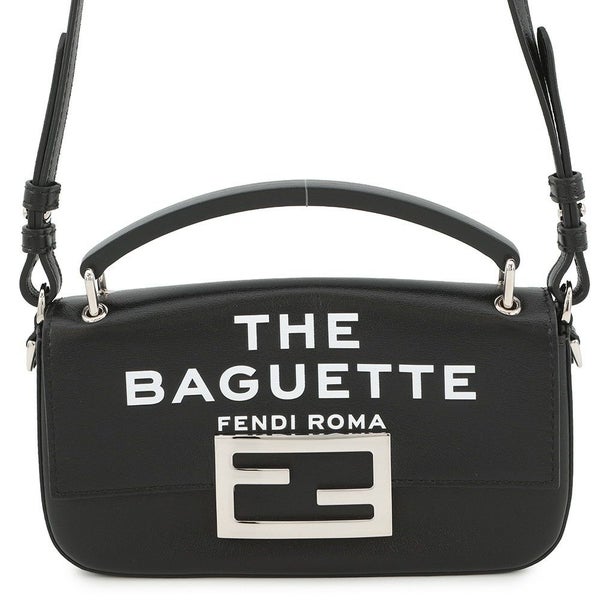 フェンディ ショルダーバッグ マークジェイコブスコラボ バゲット フォンポーチ 7AS142 FENDI 黒 2way