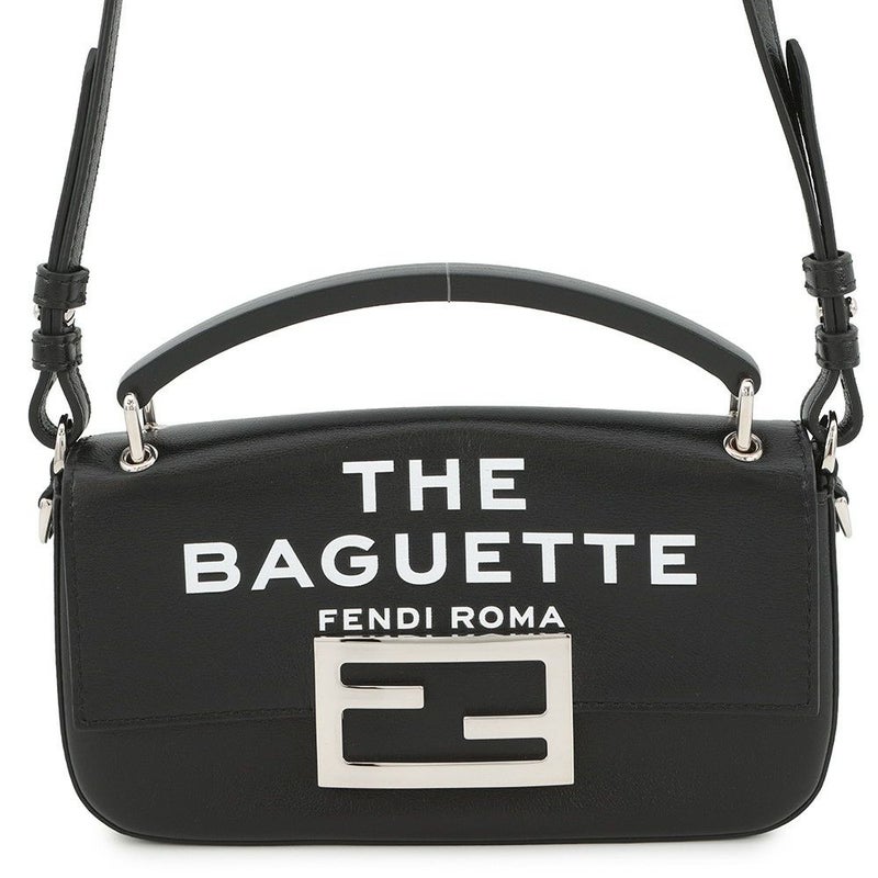 フェンディ ショルダーバッグ マークジェイコブスコラボ バゲット フォンポーチ 7AS142 FENDI 黒 2way