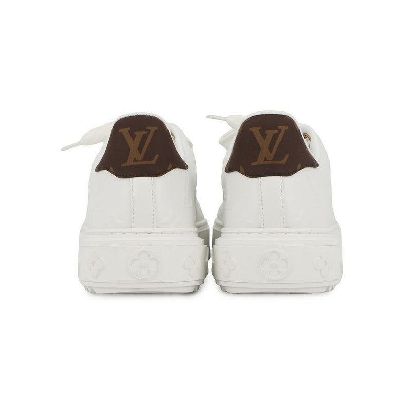 ルイヴィトン スニーカー モノグラム カーフレザー タイムアウトライン レディースサイズ35 1/2 1AAP6C 靴 白