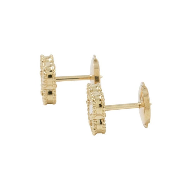 ヴァンクリーフ&アーペル ピアス スウィート アルハンブラ ピアス マザーオブパール K18YGイエローゴールド VCARA44800