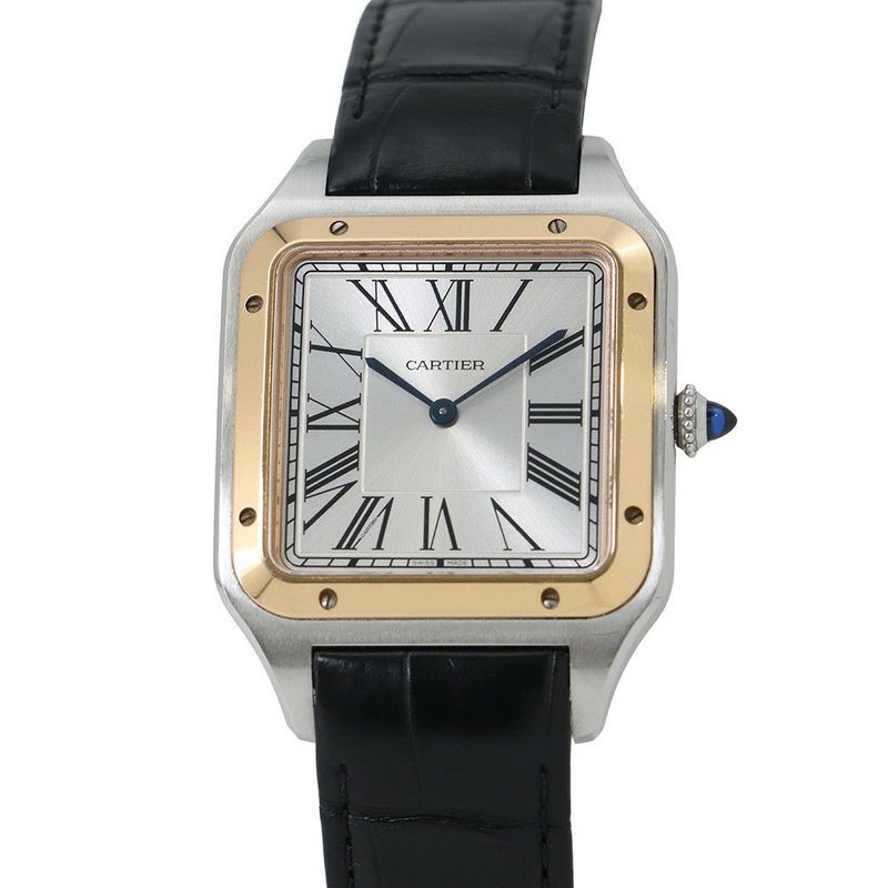 カルティエ サントス デュモン XL W2SA0017 Cartier 腕時計 シルバー文字盤