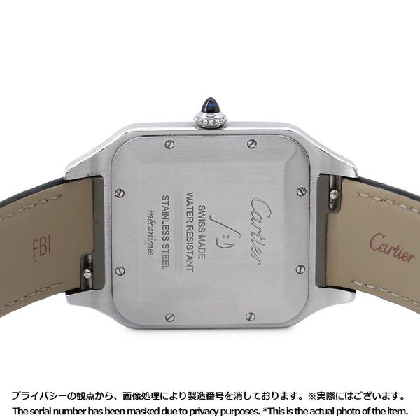カルティエ サントス デュモン XL W2SA0017 Cartier 腕時計 シルバー文字盤