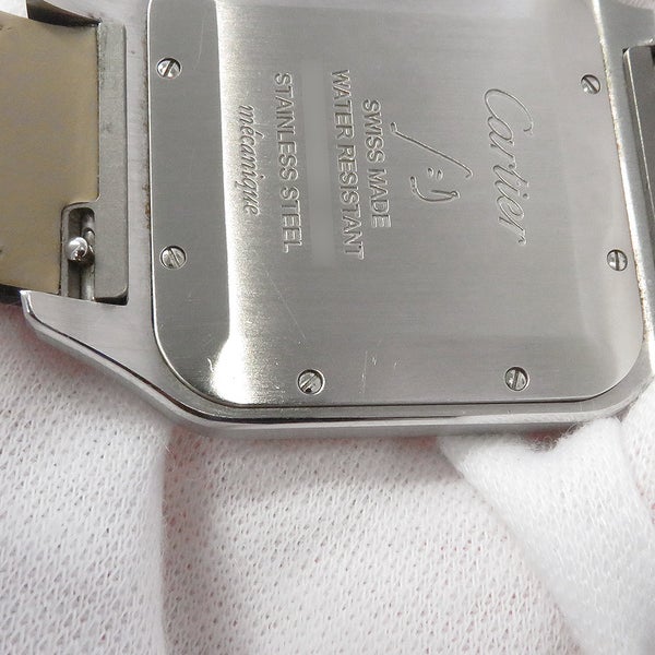 カルティエ サントス デュモン XL W2SA0017 Cartier 腕時計 シルバー文字盤