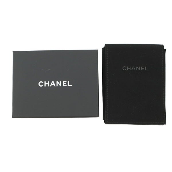 シャネル ネックレス ココマーク ハートモチーフ ラインストーン D21S CHANEL 黒
