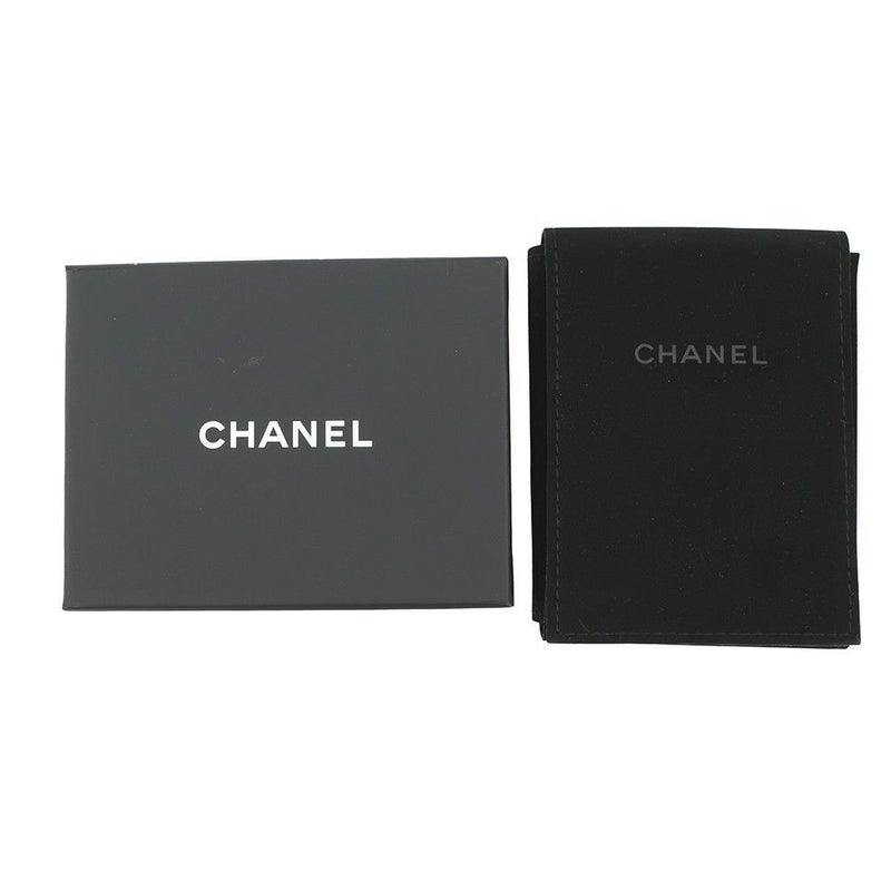 シャネル ネックレス ココマーク ハートモチーフ ラインストーン D21S CHANEL 黒