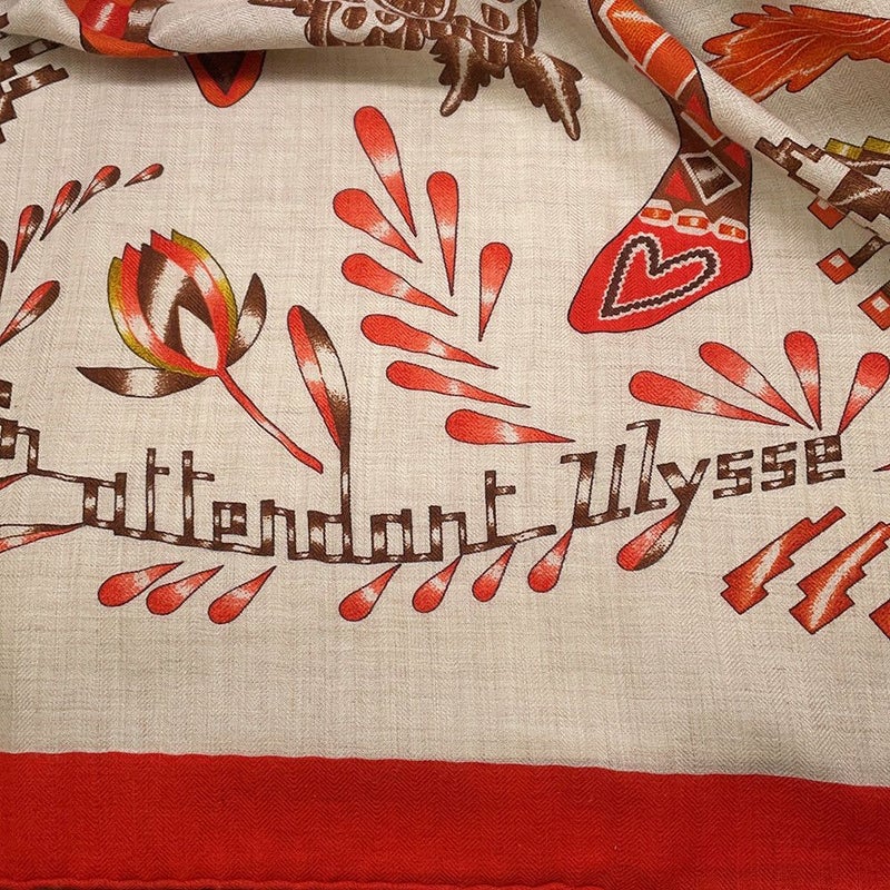 エルメス ストール カレ140 カレジェアン オデュッセウスを待ちながら En Attendant Ulysse HERMES 2021年春夏