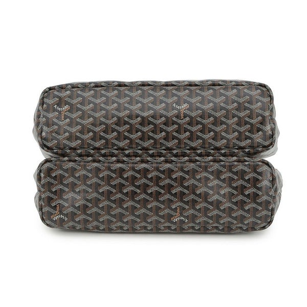 ゴヤール トートバッグ イザベル PVC レザー GOYARD ポーチ付き 黒