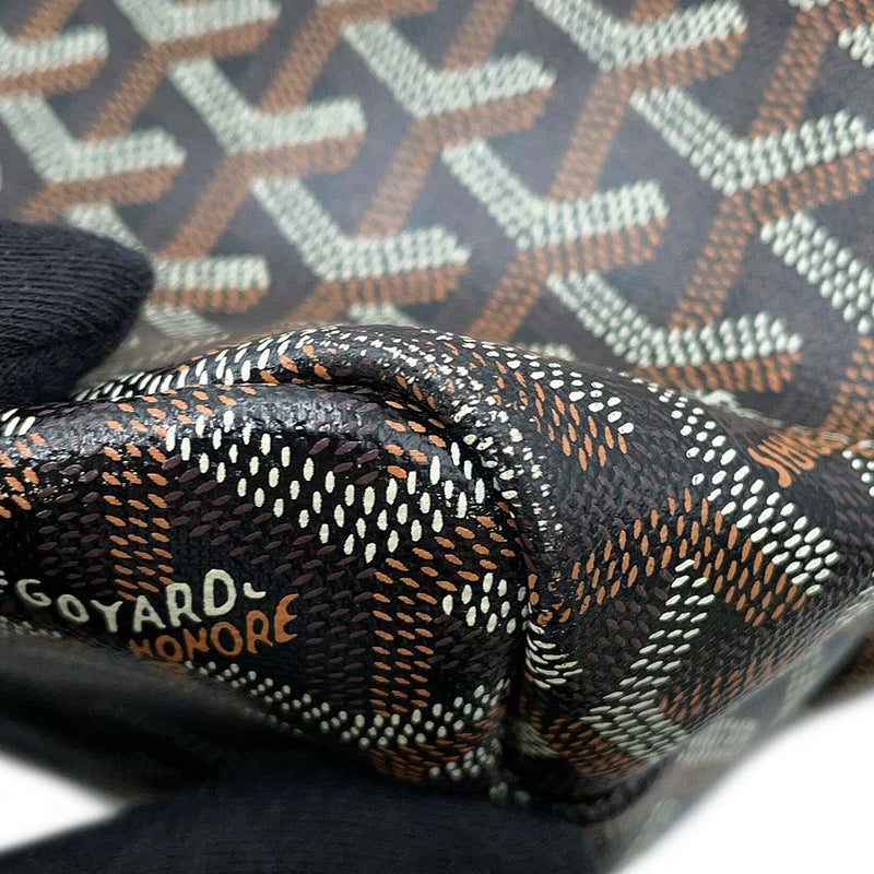 ゴヤール トートバッグ イザベル PVC レザー GOYARD ポーチ付き 黒