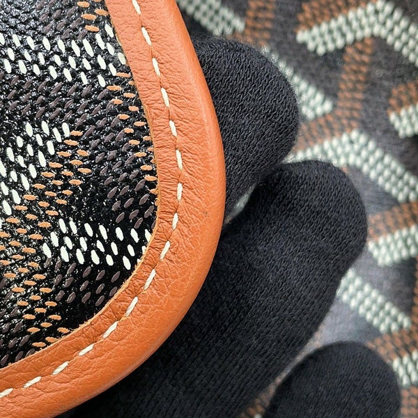 ゴヤール トートバッグ イザベル PVC レザー GOYARD ポーチ付き 黒