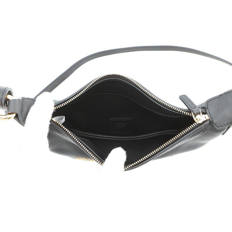 エムシーエム ショルダーバッグ AREN ロゴ レザー MWHCATA02BK001 MCM 黒