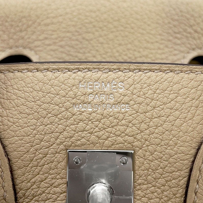 エルメス バーキン25 トレンチ/シルバー金具 トゴ K刻印 HERMES Birkin ハンドバッグ