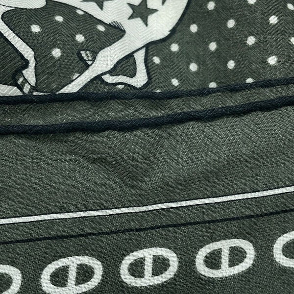 エルメス ストール カレ140 カレジェアン シュヴァル・ドゥ・クール・バンダナ Cheval de Coeur Bandana shawl