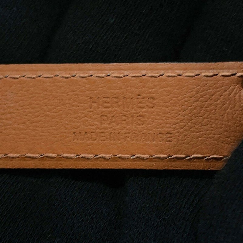 エルメス ケリーベルト18 エベンヌ/ゴールド金具 ヴァッシュハンター K刻印 HERMES べルト