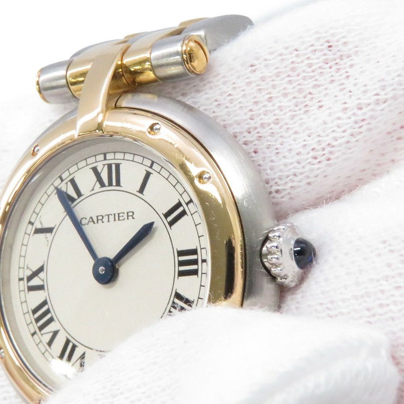 カルティエ パンテール ヴァンドーム SM 2ロウ 84084241 Cartier 腕時計 アイボリー文字盤 クォーツ