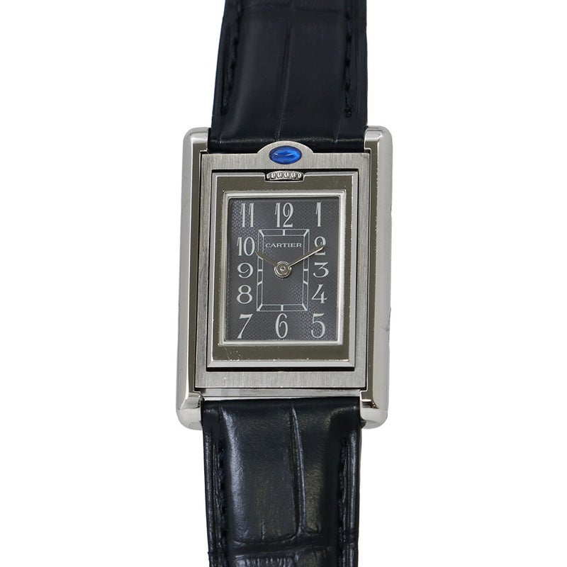 カルティエ タンク バスキュラント W1016830 Cartier 腕時計 グレー文字盤