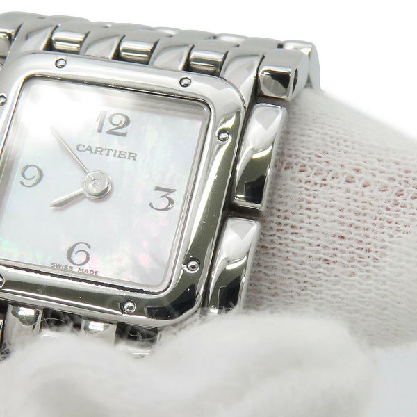 カルティエ パンテール リュバン W61003T9 Cartier 腕時計 ピンクシェル文字盤 クォーツ