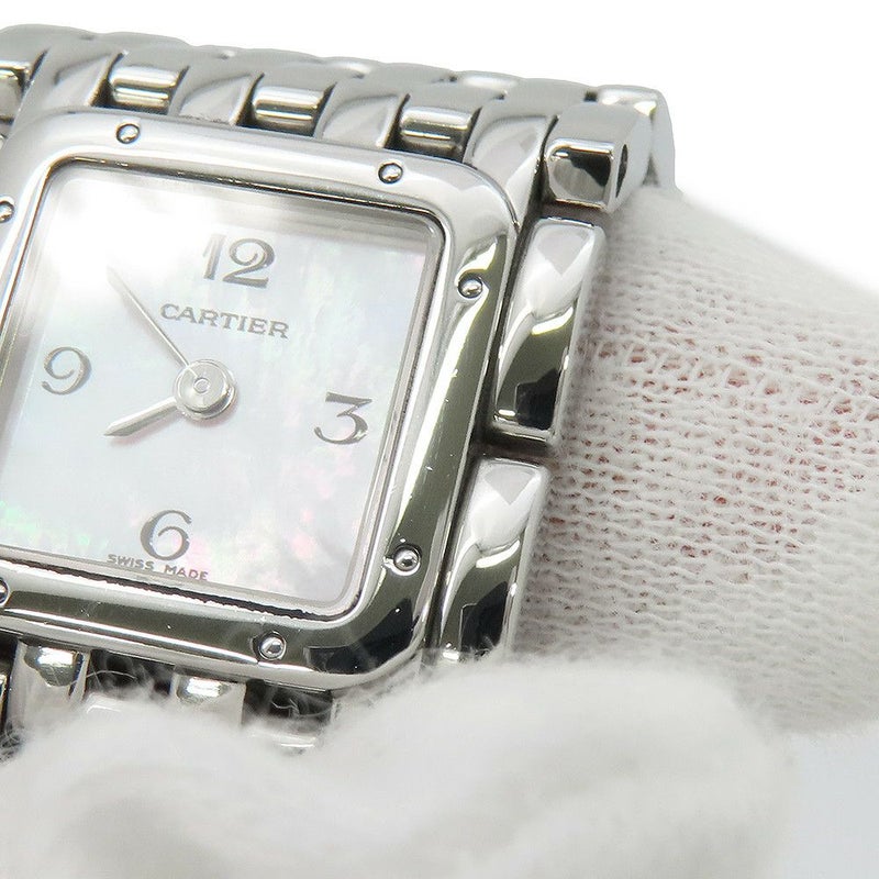 カルティエ パンテール リュバン W61003T9 Cartier 腕時計 ピンクシェル文字盤 クォーツ