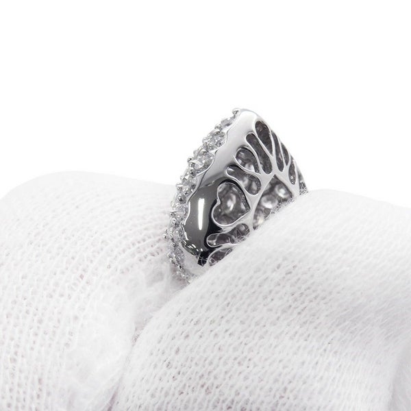 カルティエ ネックレス ハート ネックレス パヴェ ダイヤモンド Pt950プラチナ Cartier ジュエリー