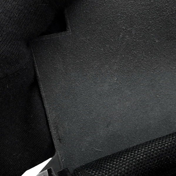 エルメス ショルダーバッグ エールバッグジップ ミニ ブラック/シルバー金具 トワルミリタリー/ヴァッシュハンター K刻印 黒