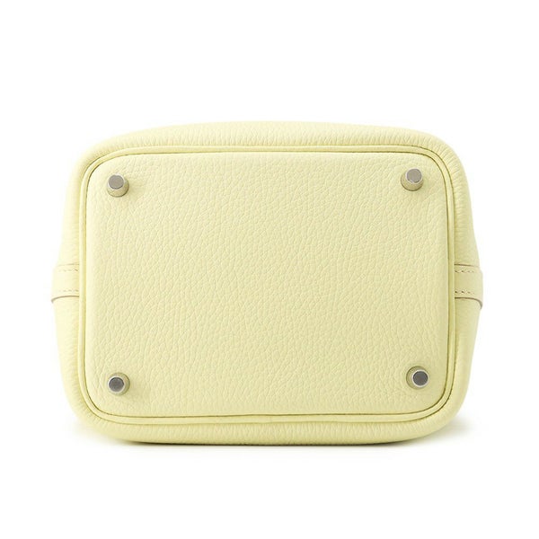 エルメス ピコタンロックPM エクラ ジョーヌミルトン/ヴェールヴェルティゴ/シルバー金具 トリヨンクレマンス W刻印