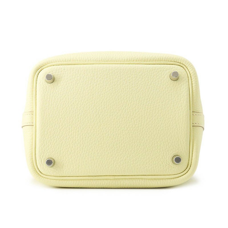 エルメス ピコタンロックPM エクラ ジョーヌミルトン/ヴェールヴェルティゴ/シルバー金具 トリヨンクレマンス W刻印