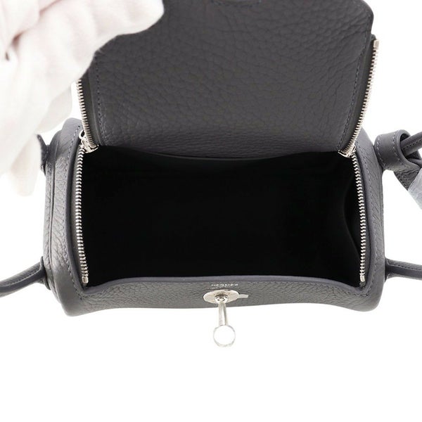 エルメス リンディ ミニ アルドワーズ/シルバー金具 トリヨンクレマンス W刻印 2wayショルダー