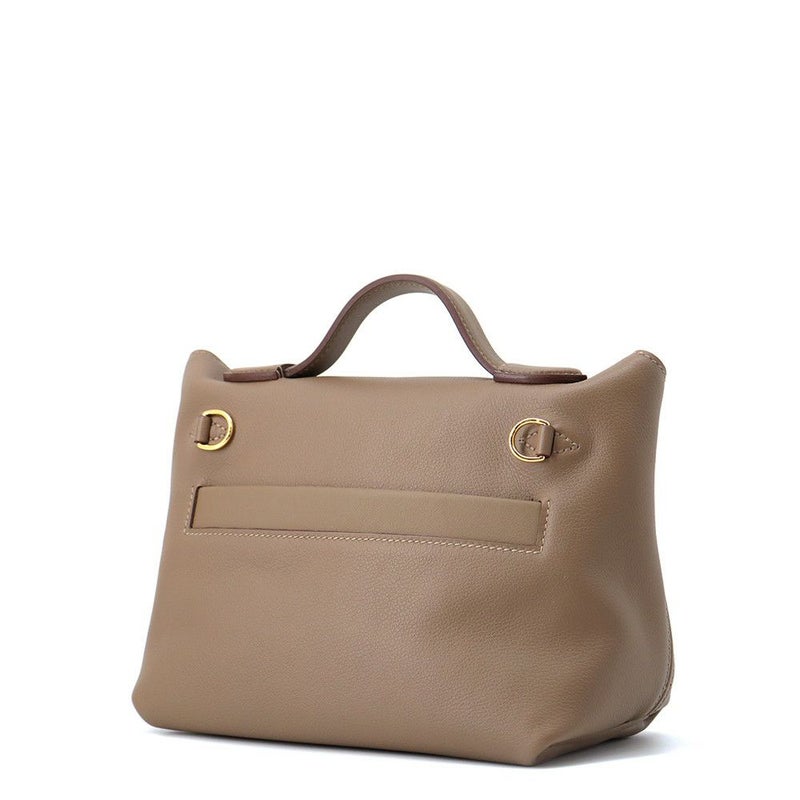 エルメス 24/24 サック ヴァンキャトル ミニ エトゥープ/ゴールド金具 エバーカラー/スイフト B刻印 2wayショルダー