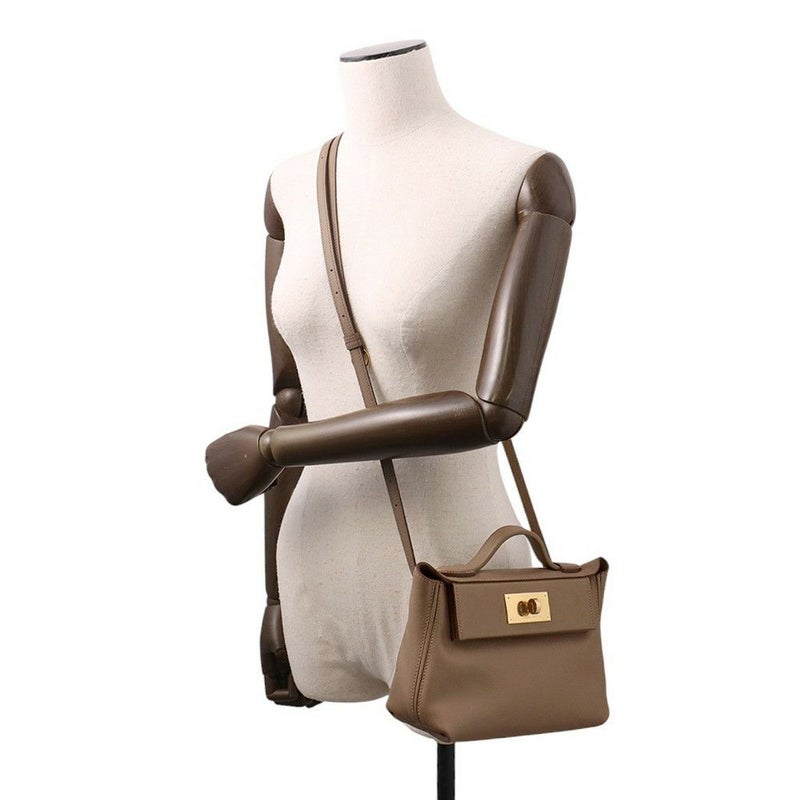 エルメス 24/24 サック ヴァンキャトル ミニ エトゥープ/ゴールド金具 エバーカラー/スイフト B刻印 2wayショルダー