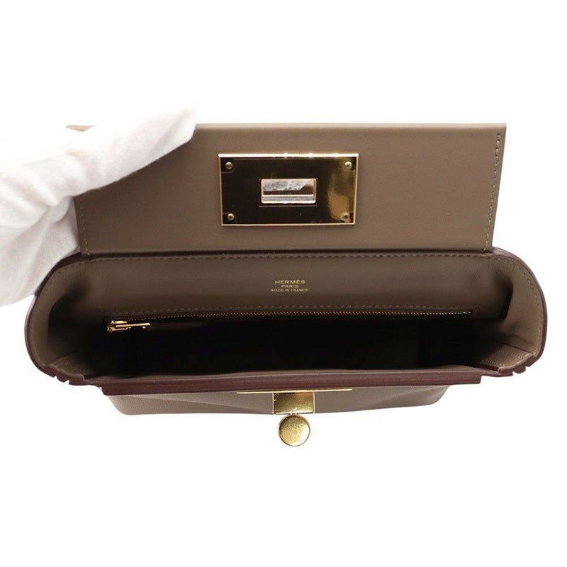 エルメス 24/24 サック ヴァンキャトル ミニ エトゥープ/ゴールド金具 エバーカラー/スイフト B刻印 2wayショルダー