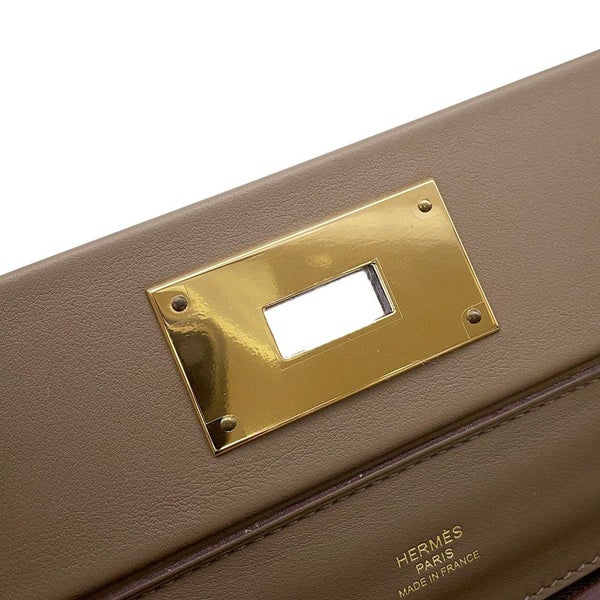 エルメス 24/24 サック ヴァンキャトル ミニ エトゥープ/ゴールド金具 エバーカラー/スイフト B刻印 2wayショルダー