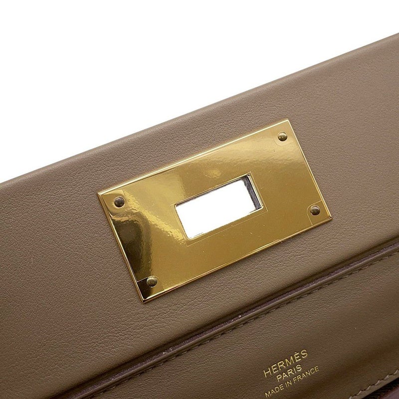 エルメス 24/24 サック ヴァンキャトル ミニ エトゥープ/ゴールド金具 エバーカラー/スイフト B刻印 2wayショルダー