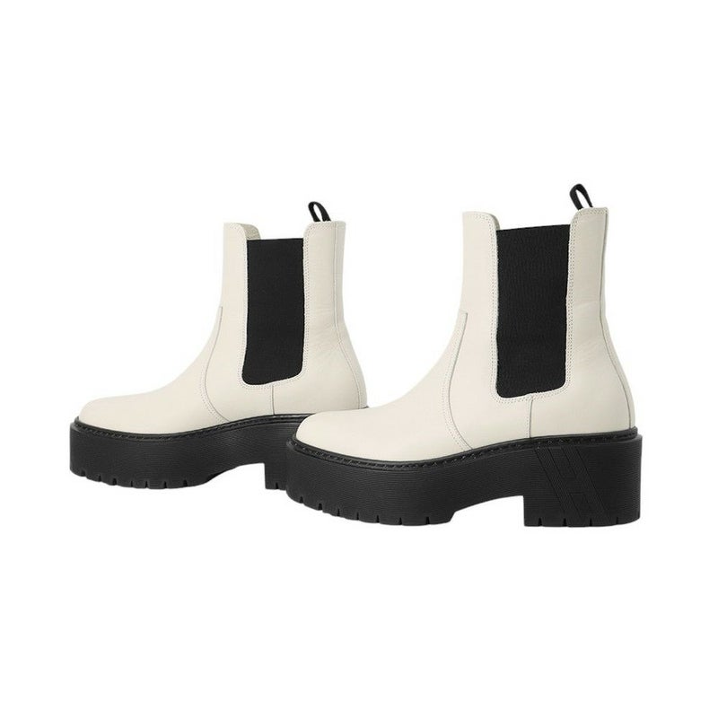 エルメス ブーツ ハロウ サイドゴア レザー レディースサイズ37 HERMES 靴 ショートブーツ