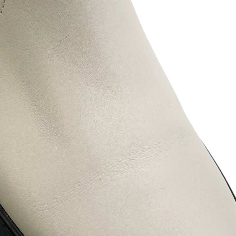 エルメス ブーツ ハロウ サイドゴア レザー レディースサイズ37 HERMES 靴 ショートブーツ