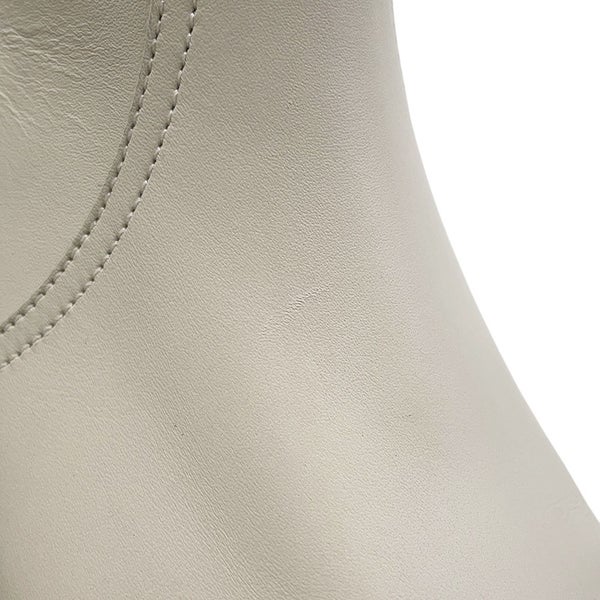 エルメス ブーツ ハロウ サイドゴア レザー レディースサイズ37 HERMES 靴 ショートブーツ