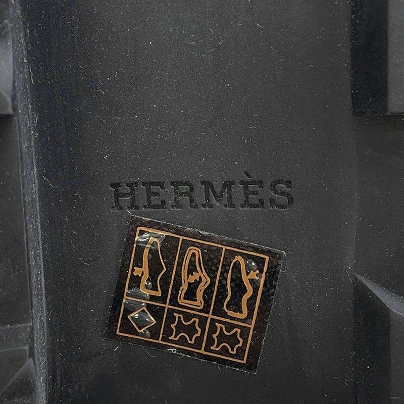 エルメス ブーツ ハロウ サイドゴア レザー レディースサイズ37 HERMES 靴 ショートブーツ