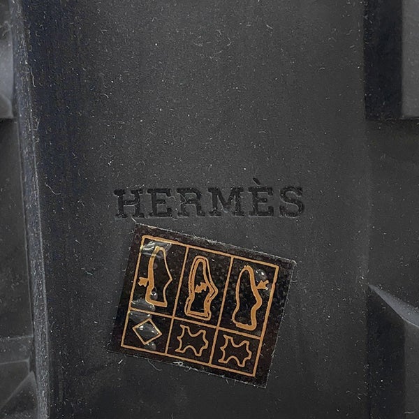 エルメス ブーツ ハロウ サイドゴア レザー レディースサイズ37 HERMES 靴 ショートブーツ