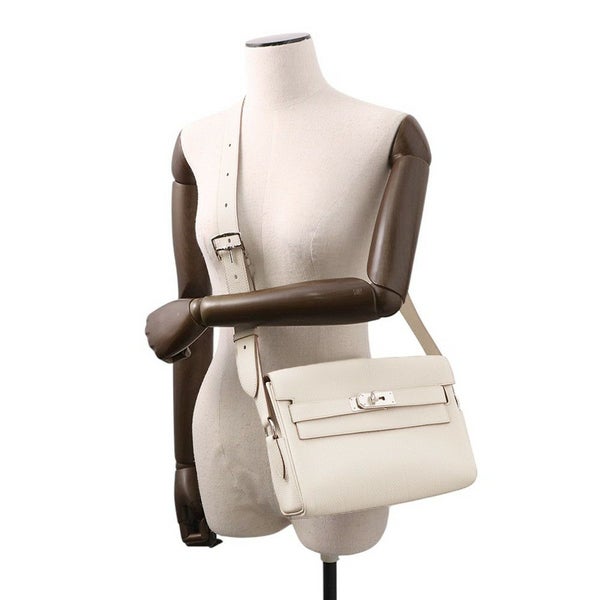 エルメス ケリーメッセンジャーPM ベトン/シルバー金具 エバーカラー K刻印 HERMES バッグ メンズ