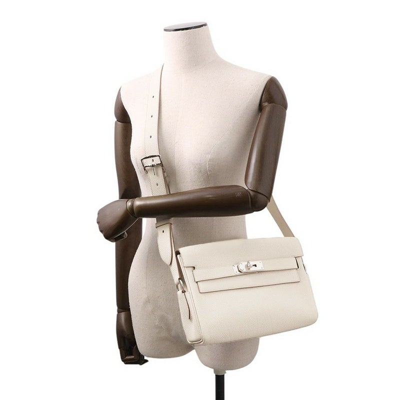 エルメス ケリーメッセンジャーPM ベトン/シルバー金具 エバーカラー K刻印 HERMES バッグ メンズ