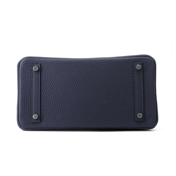 エルメス バーキン30 ブルーニュイ/シルバー金具 トゴ Y刻印 HERMES Birkin ハンドバッグ