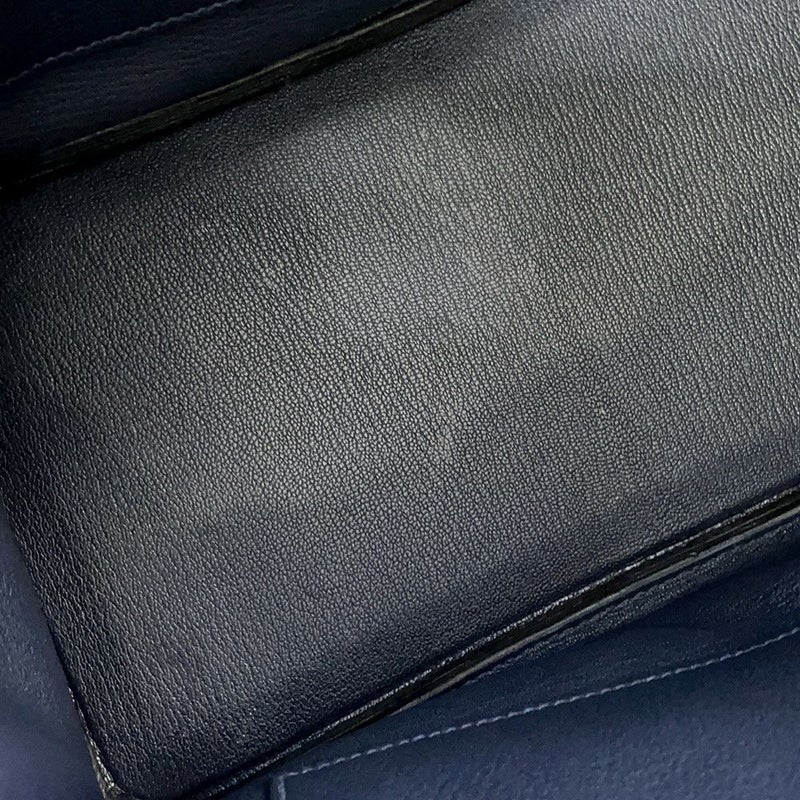 エルメス バーキン30 ブルーニュイ/シルバー金具 トゴ Y刻印 HERMES Birkin ハンドバッグ