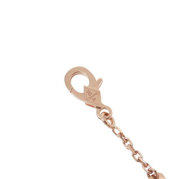 ヴァンクリ ネックレス ヴィンテージ アルハンブラ ダイヤ ピンクマザーパール K18PG VCARPMOP00 2025年ホリデー限定