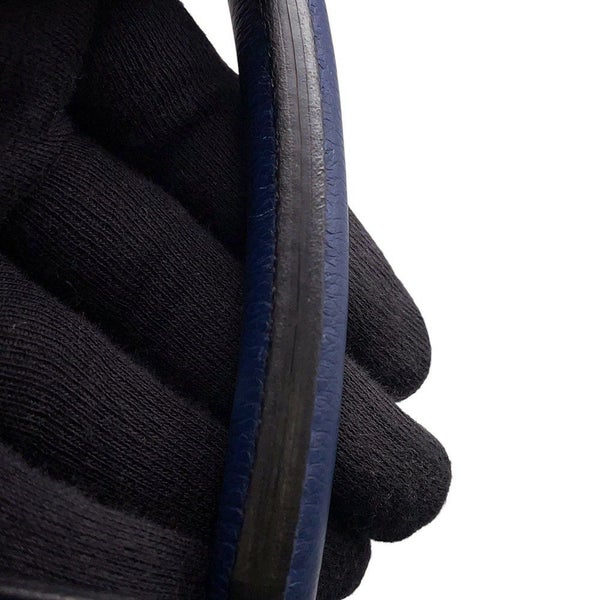 エルメス ハンドバッグ オータクロア40 ブルーニュイ/シルバー金具 トゴ/トワルミリタリー B刻印