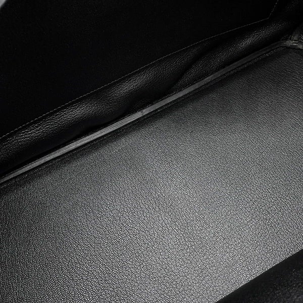 エルメス バーキン40 ブラック/シルバー金具 トゴ U刻印 HERMES Birkin ハンドバッグ 黒