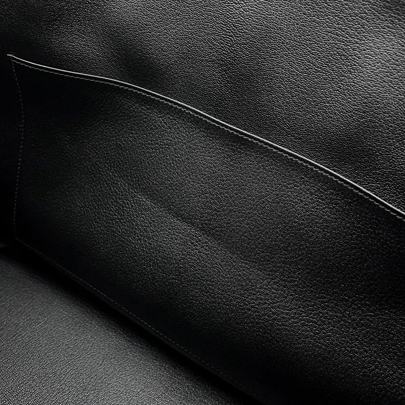エルメス バーキン40 ブラック/シルバー金具 トゴ U刻印 HERMES Birkin ハンドバッグ 黒