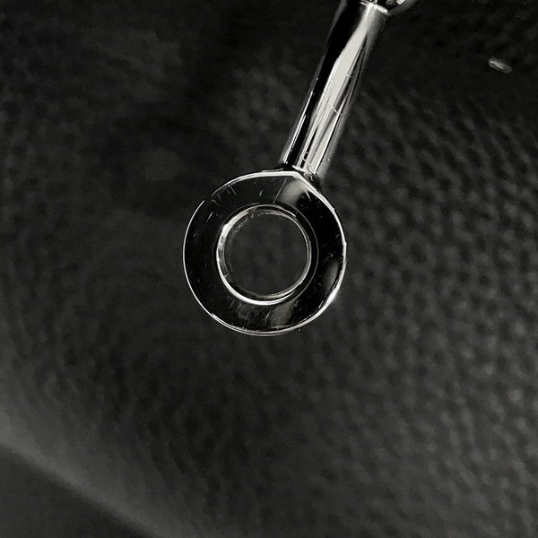 エルメス バーキン40 ブラック/シルバー金具 トゴ U刻印 HERMES Birkin ハンドバッグ 黒