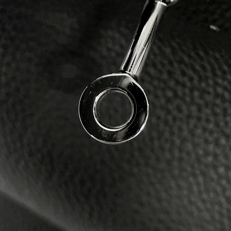 エルメス バーキン40 ブラック/シルバー金具 トゴ U刻印 HERMES Birkin ハンドバッグ 黒