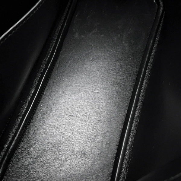 エルメス ハンドバッグ ボリード27 ブラック/シルバー金具 エプソン □Q刻印 HERMES 2wayショルダー 黒