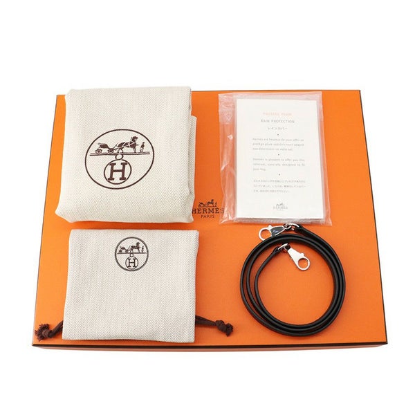 エルメス ハンドバッグ ボリード27 ブラック/シルバー金具 エプソン □Q刻印 HERMES 2wayショルダー 黒