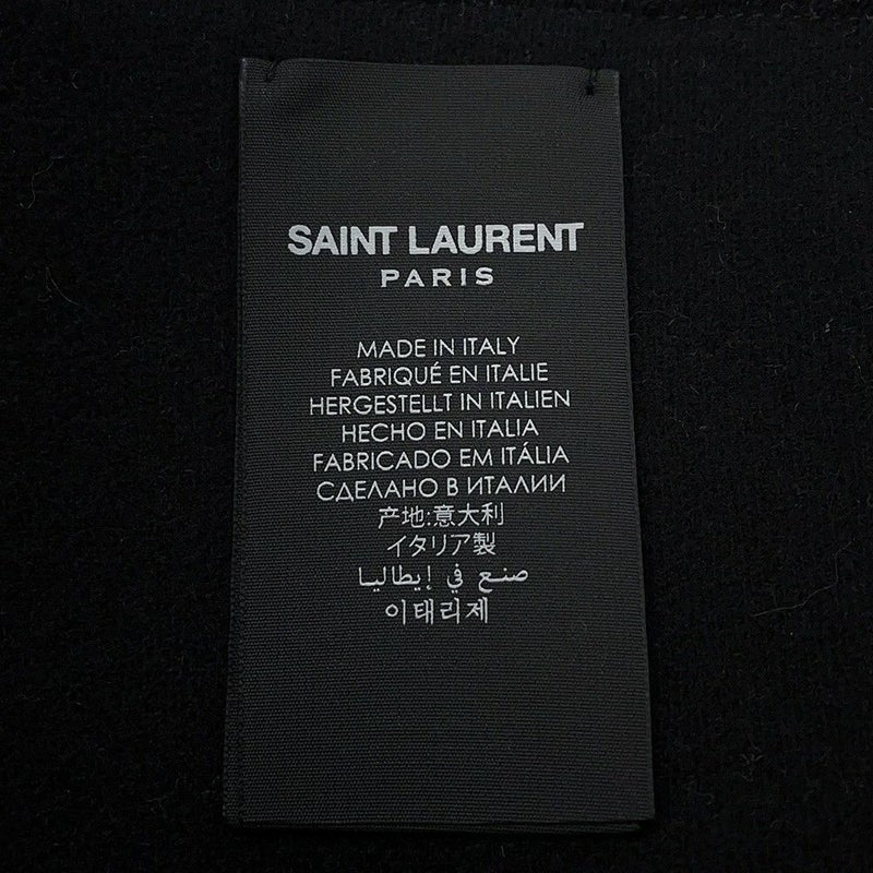 サンローランパリ ブランケット リヴ ドロワ エクスクルーシブ  ウール シルク 677532 SAINT LAURENT PARIS ひざ掛け